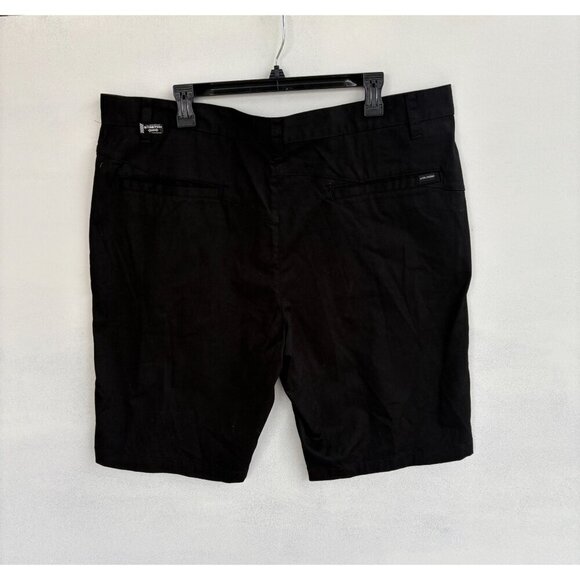 Volcom Mens Black Stretch Chino Shorts Size 40 Cotton/Polyester Blend - Picture 3 of 6